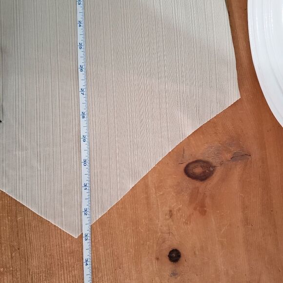 Pink Martini NWT Sleeveless Beige Green Asymmetrical Ribbed V-neck Top - Picture 15 of 15